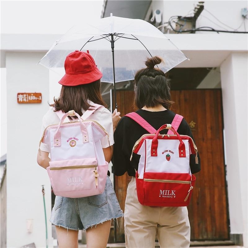 Strawberry Milk Backpack (5 Colors)