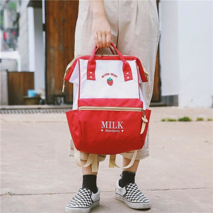 Strawberry Milk Backpack (5 Colors)