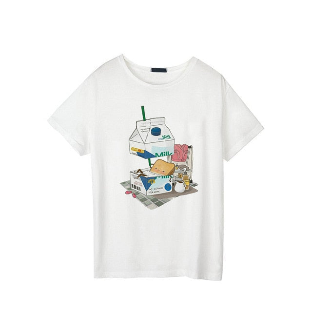 Strawberry Milk Graphic Tee