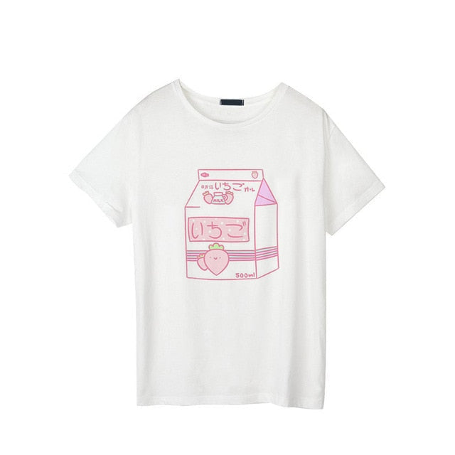 Strawberry Milk Graphic Tee