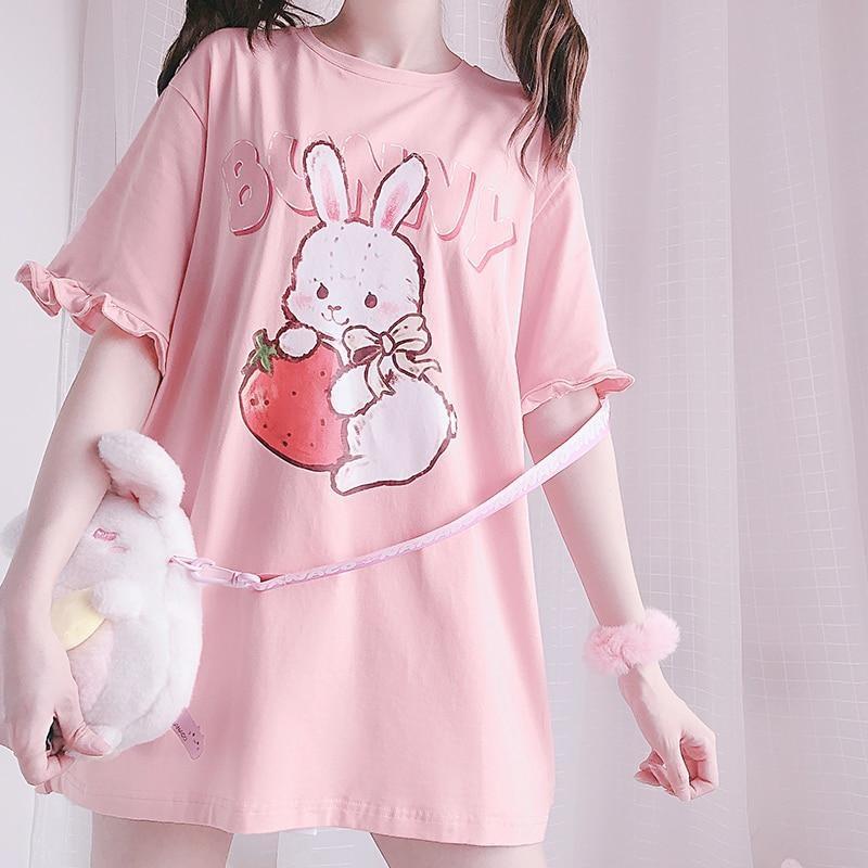 Strawbunny Oversized Tee