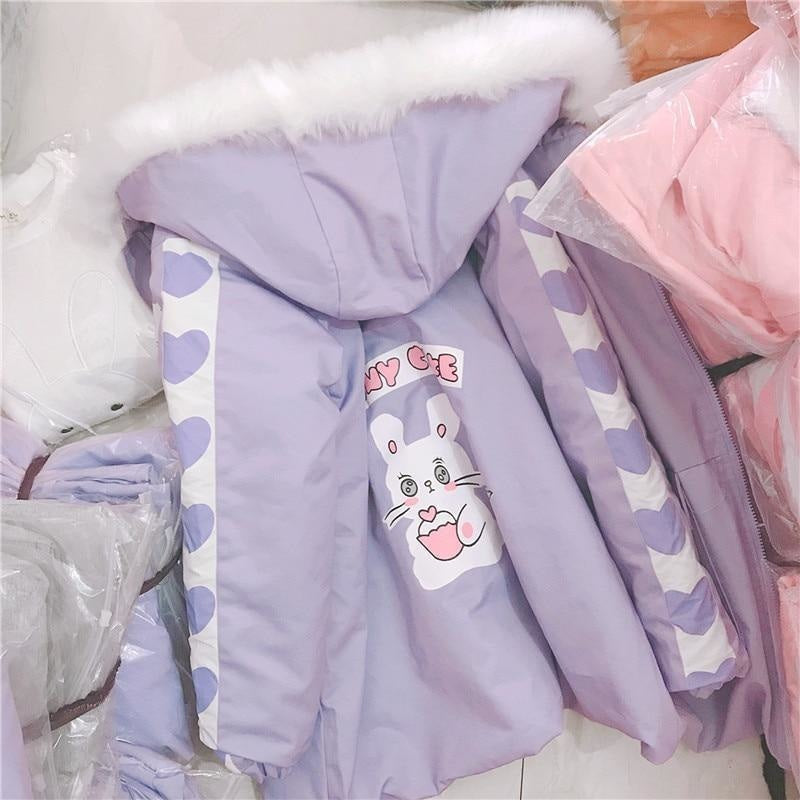 Sweet Bunny Cake Winter Coat