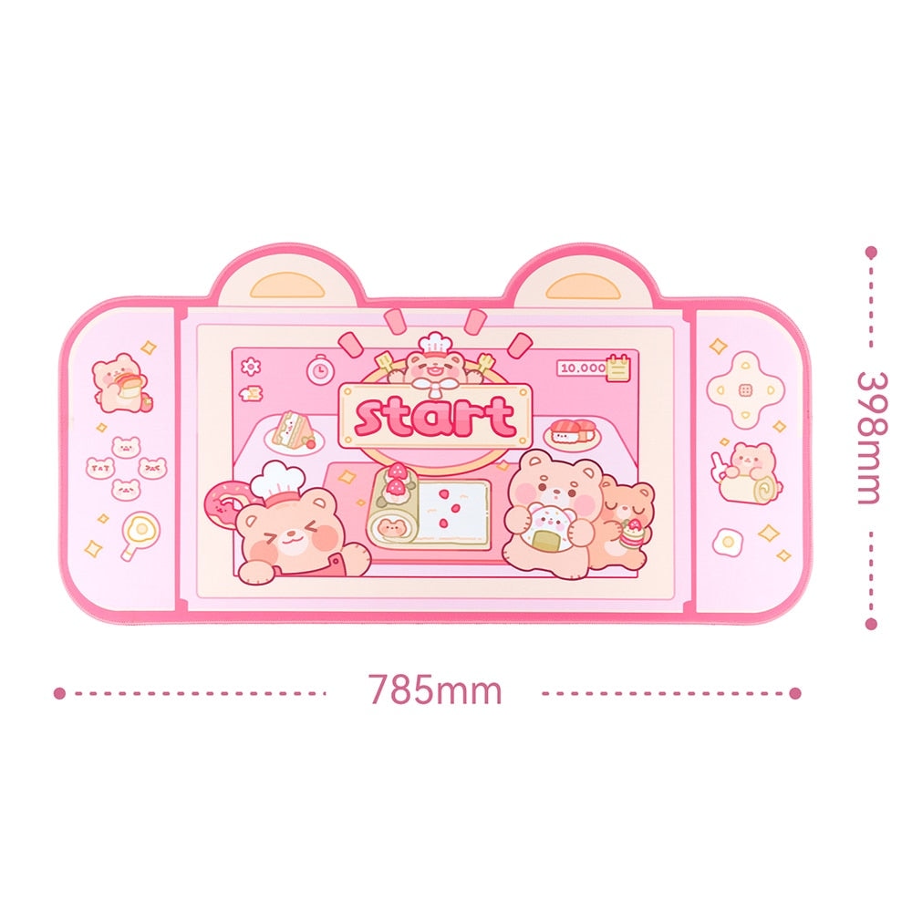 Teddy Bear Bakery Gaming Mousepad