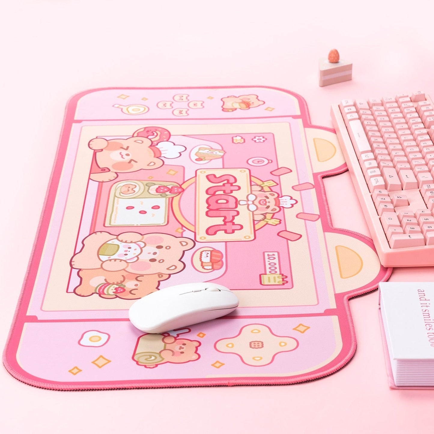 Teddy Bear Bakery Gaming Mousepad