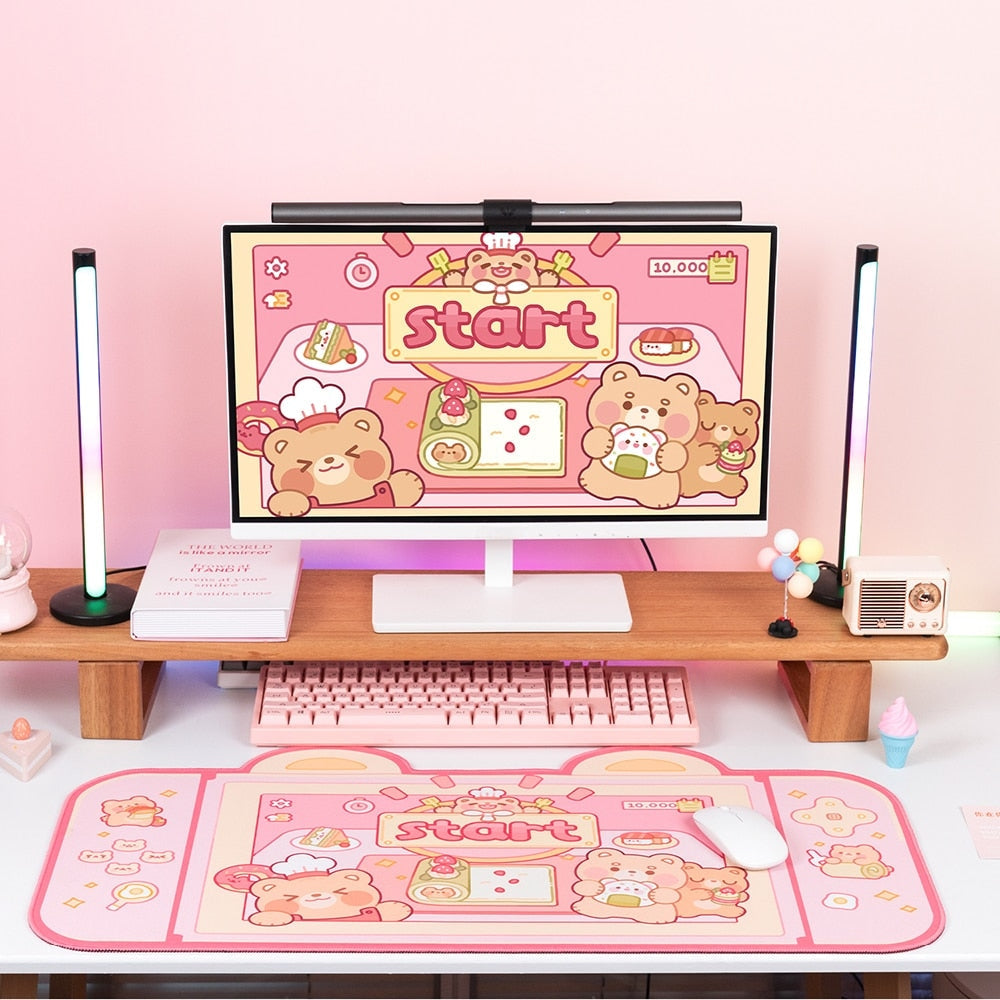 Teddy Bear Bakery Gaming Mousepad