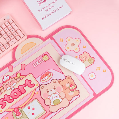 Teddy Bear Bakery Gaming Mousepad