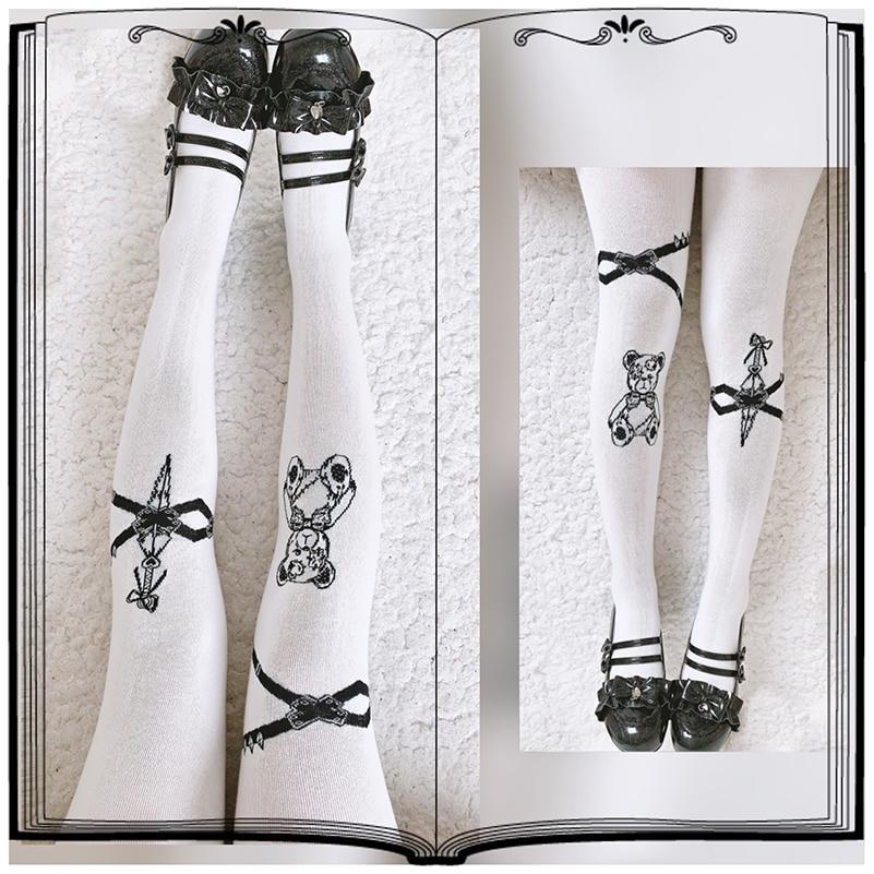 Teddy Bear Blade Lolita Stockings