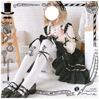 Teddy Bear Blade Lolita Stockings