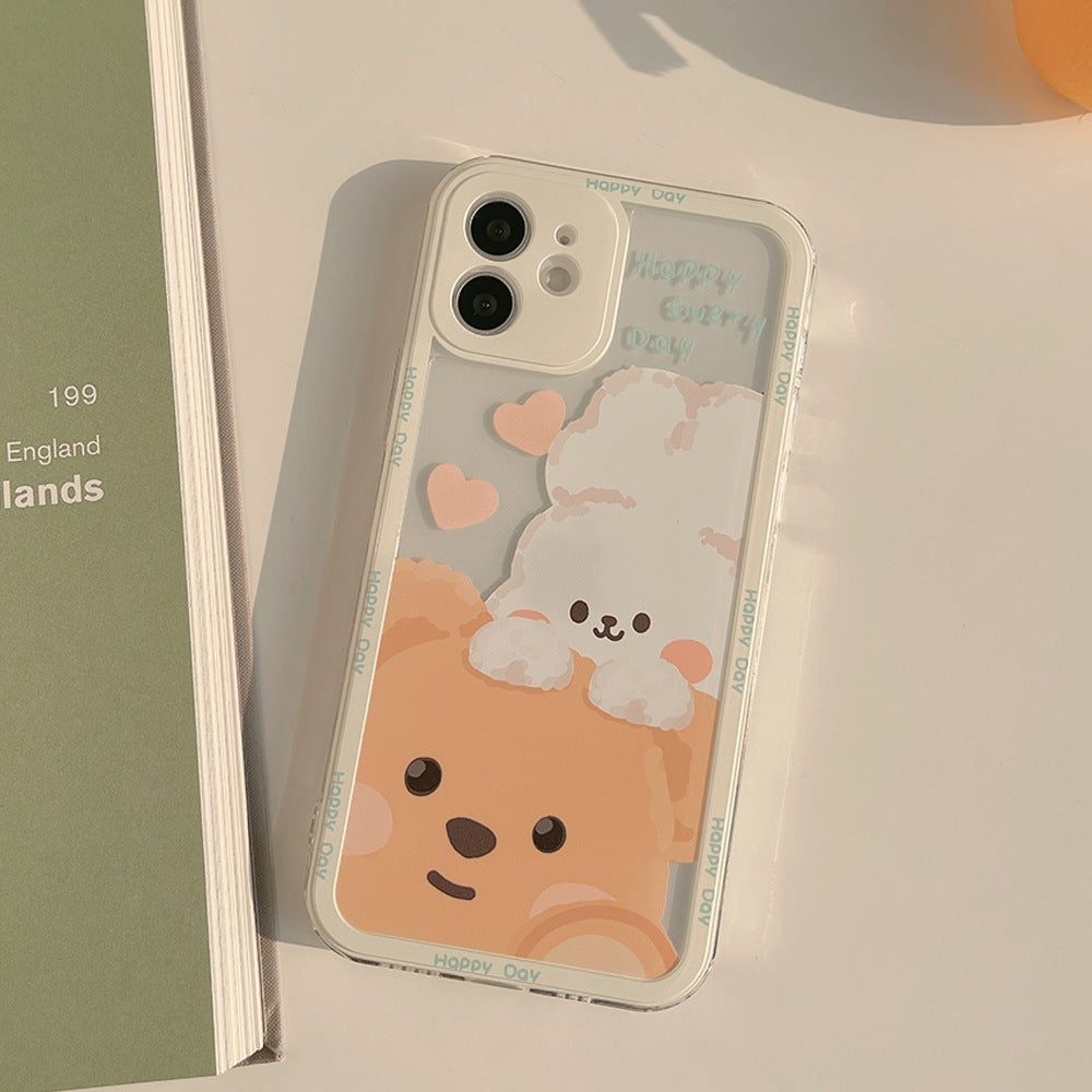 Teddy & Bunny Friends iPhone Case