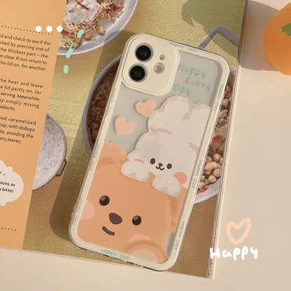 Teddy & Bunny Friends iPhone Case