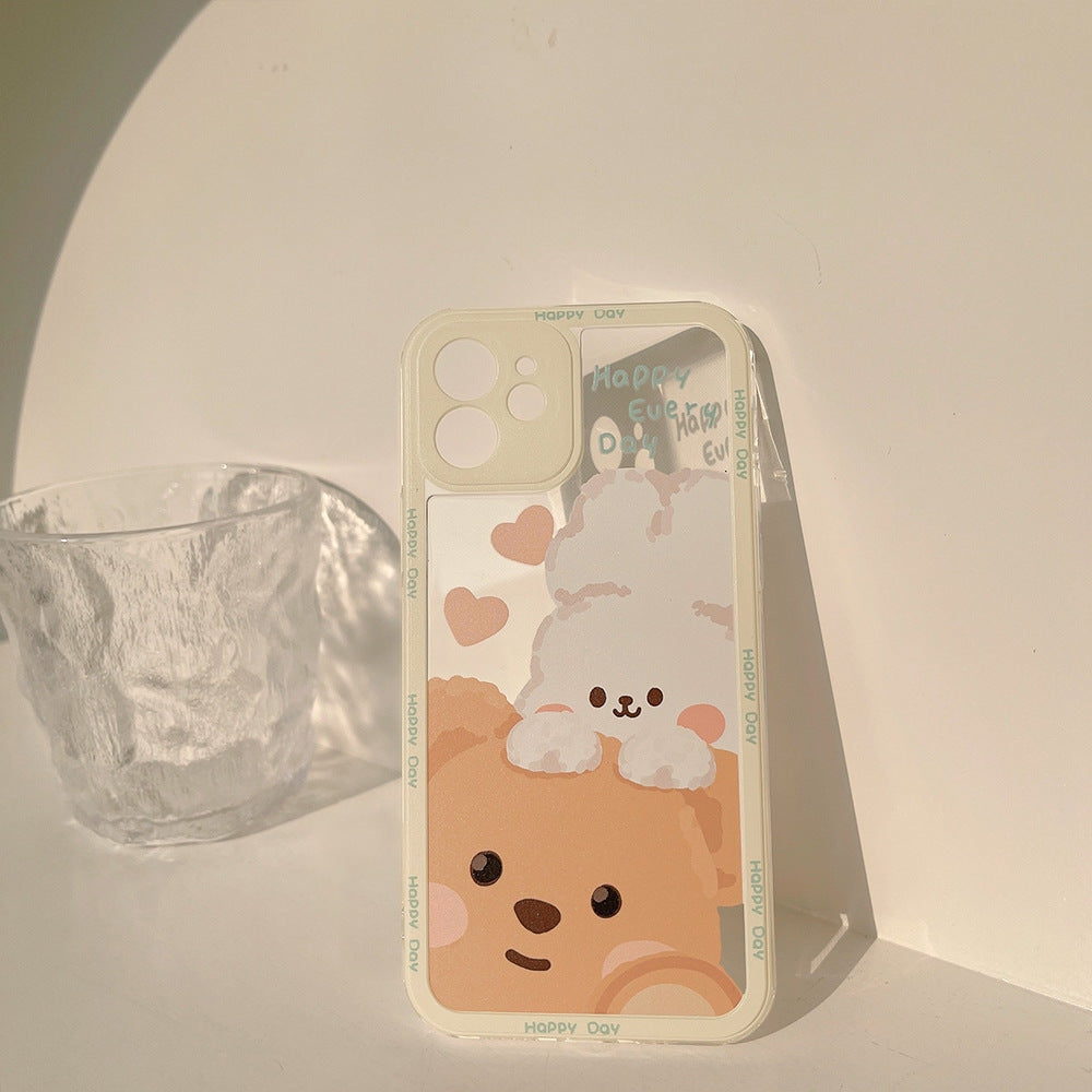 Teddy & Bunny Friends iPhone Case