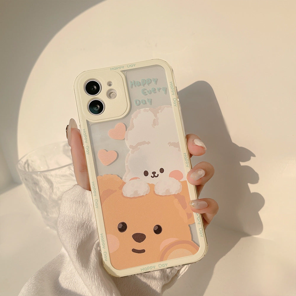 Teddy & Bunny Friends iPhone Case