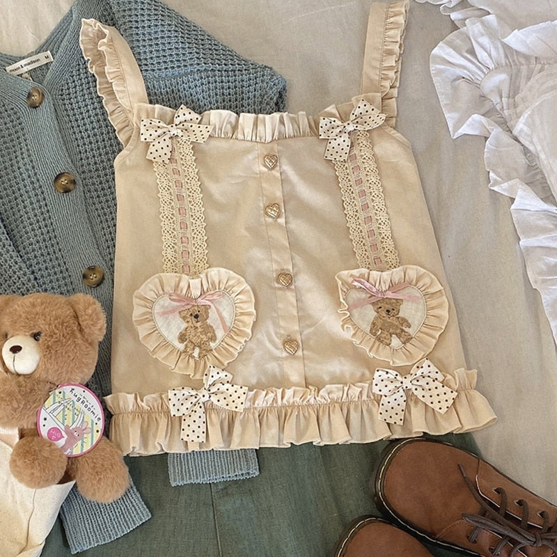 Tender Teddy Crop Top