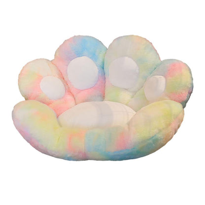 Tie-Dye Paw Gamer Chair Cushion