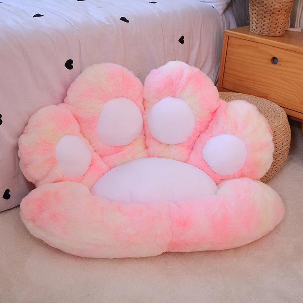 Tie-Dye Paw Gamer Chair Cushion