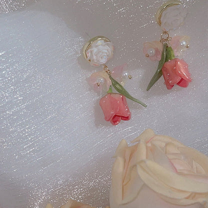 Tulip Drop Earrings