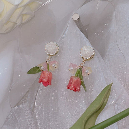 Tulip Drop Earrings