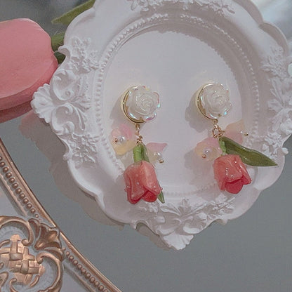 Tulip Drop Earrings