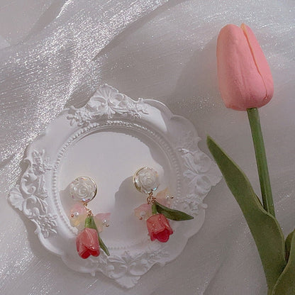 Tulip Drop Earrings