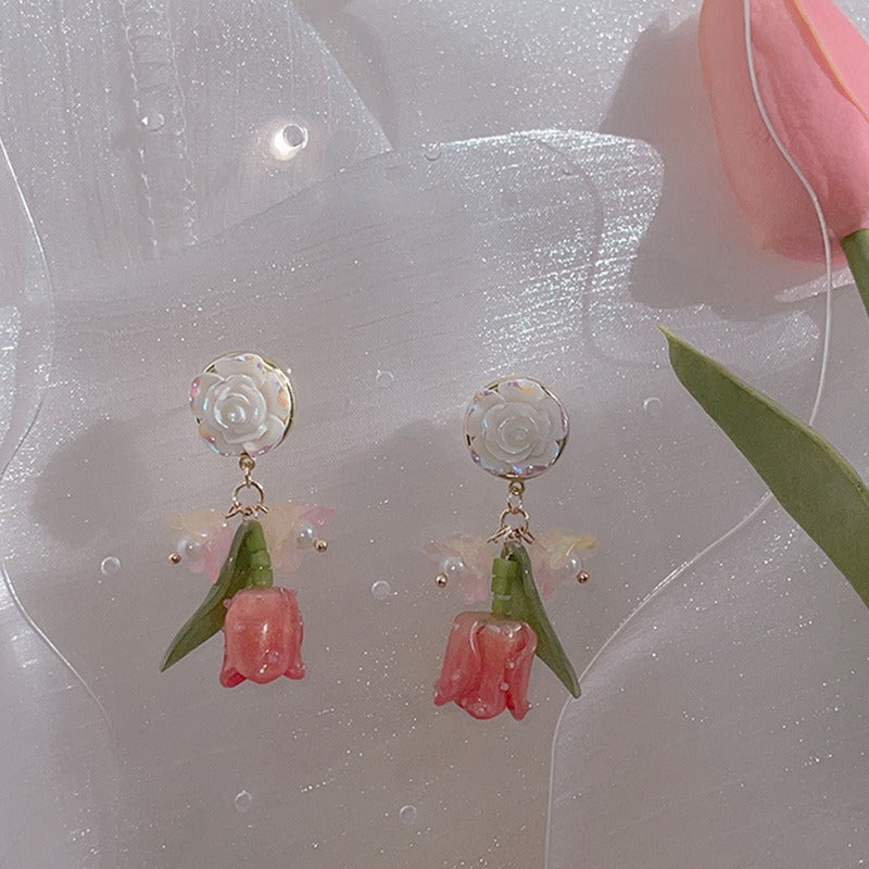 Tulip Drop Earrings