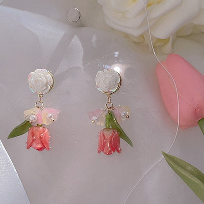 Tulip Drop Earrings