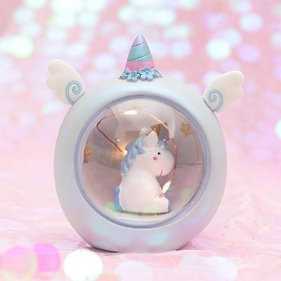 Unicorn Globe Night Light