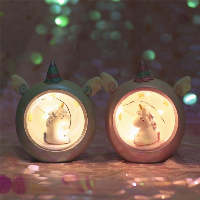 Unicorn Globe Night Light